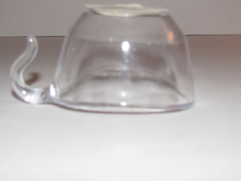 Clear Plastic Punch Cup with Handle cpc Disposable Plastic Etsy