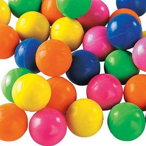 Small Colored Bounce Balls #12518, 12/pk, repackaged