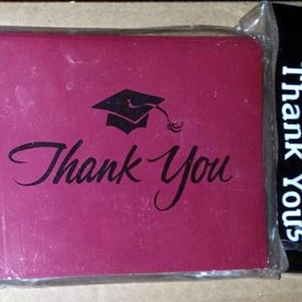 Burgundy Graduation Thank You Cards #893113b, 1 package, 25/pk