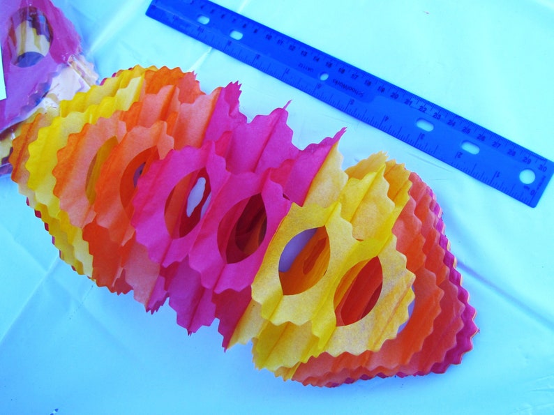 ROY Tissue Decor Garland roygar 12 Foot per Piece 4 PIECES Etsy