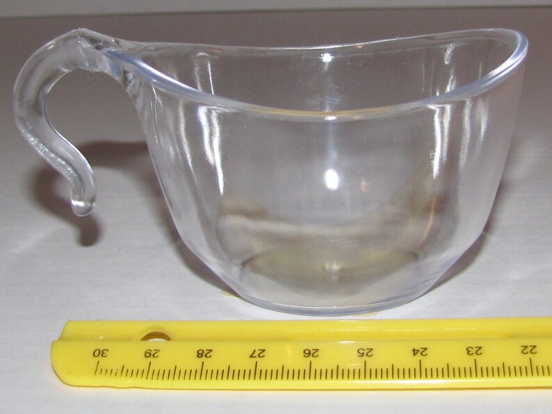 Clear Plastic Punch Cup with Handle cpc Disposable Plastic Etsy