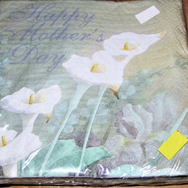 Tranquil Garden Luncheon Napkins "Happy Mother's Day #35651, 16/pk