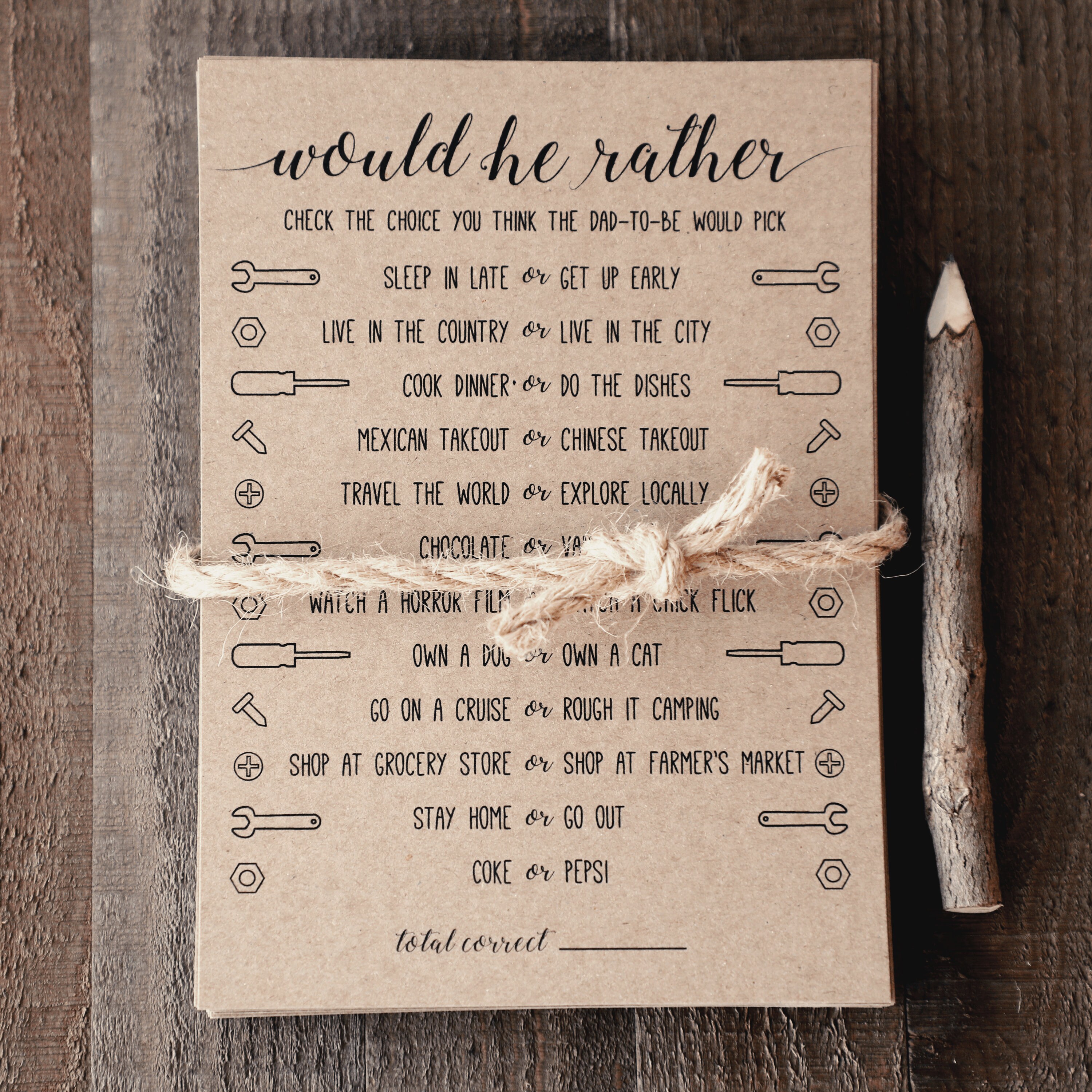 Would He Rather Baby Shower Game Fun Baby Shower Games For Etsy Would He Rather Baby Shower Game Fun Baby Shower Games For Etsy