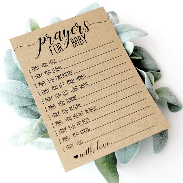 Prayers for Baby - Etsy