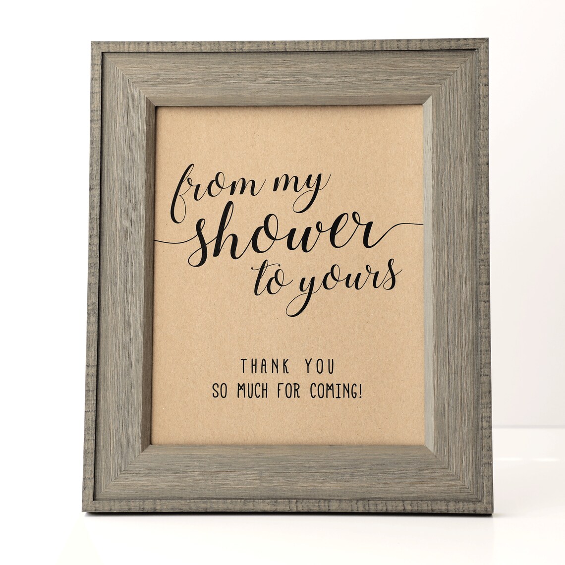 From My Shower to Yours Baby Shower Sign From My Shower to - Etsy