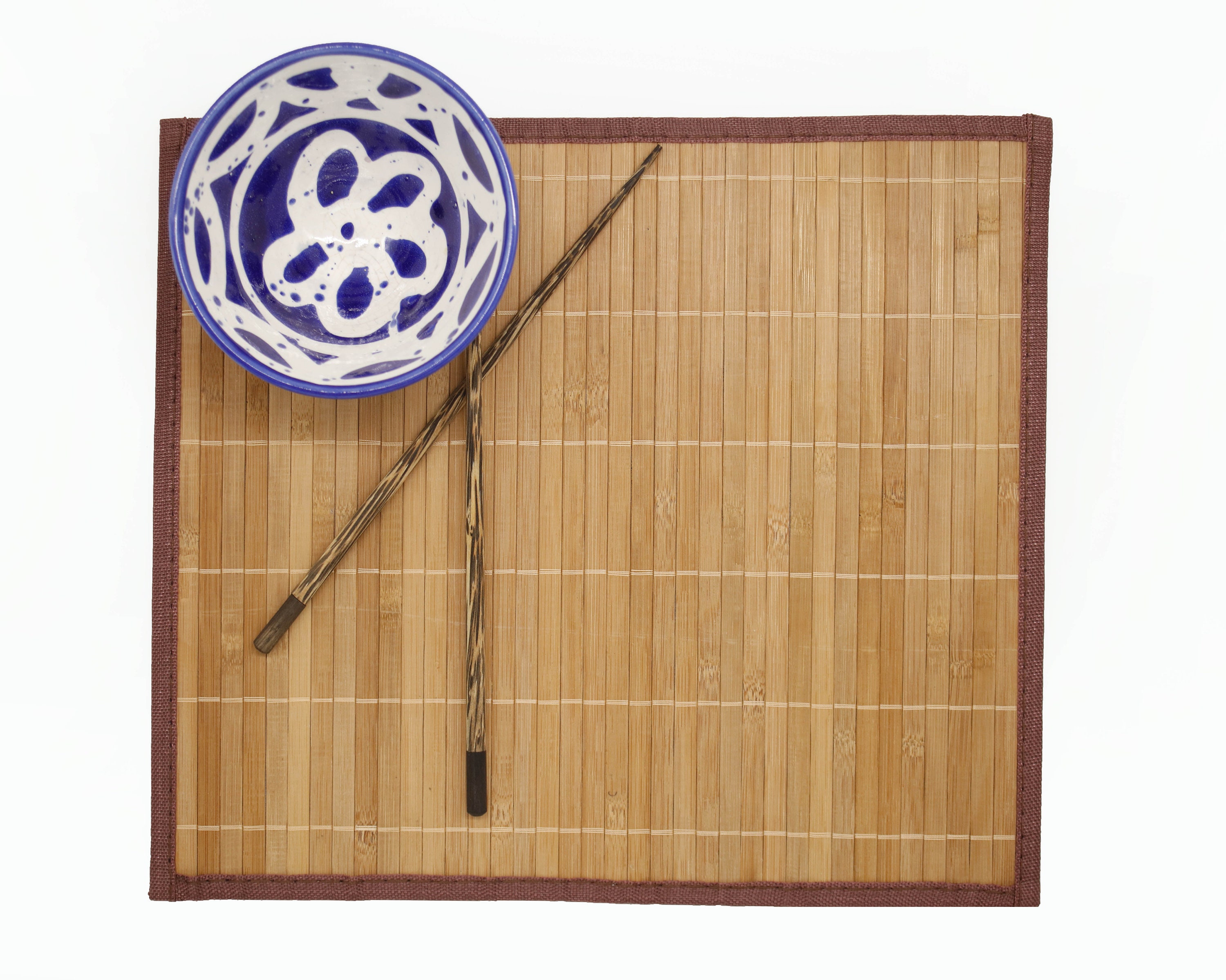 Bamboo Placemat organic natural wood non slip washable Etsy