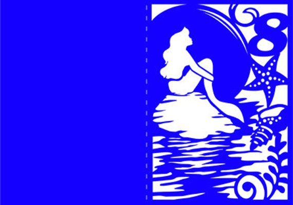 Free Free 180 Mermaid Invitation Svg SVG PNG EPS DXF File