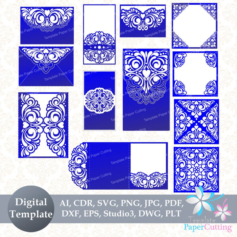 Free Free 105 Tri Fold Template Free Wedding Invitation Svg Files For Cricut SVG PNG EPS DXF File