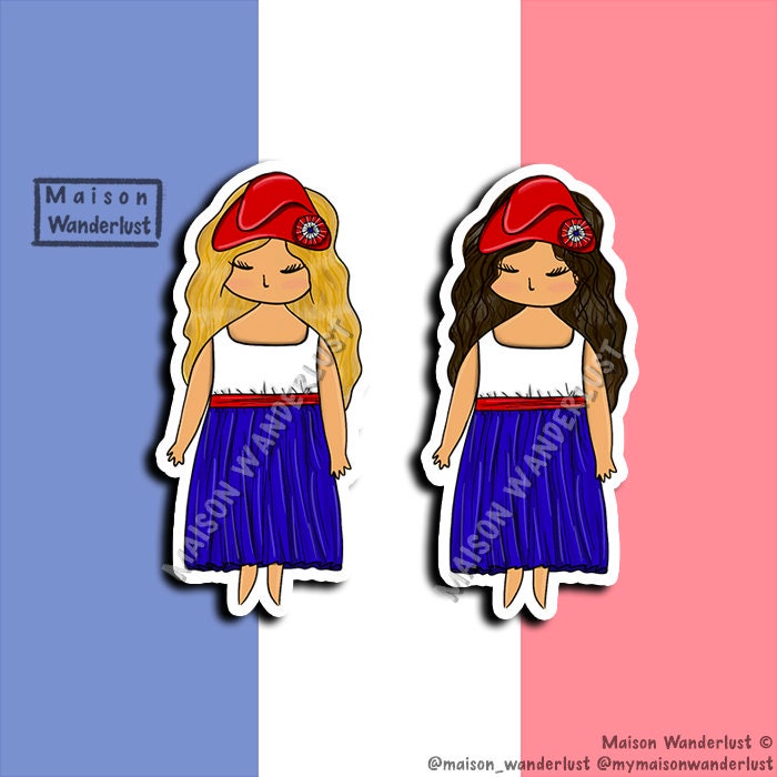 La Marianne Française - France, Europe de L'ouest | Sticker/Magnet
