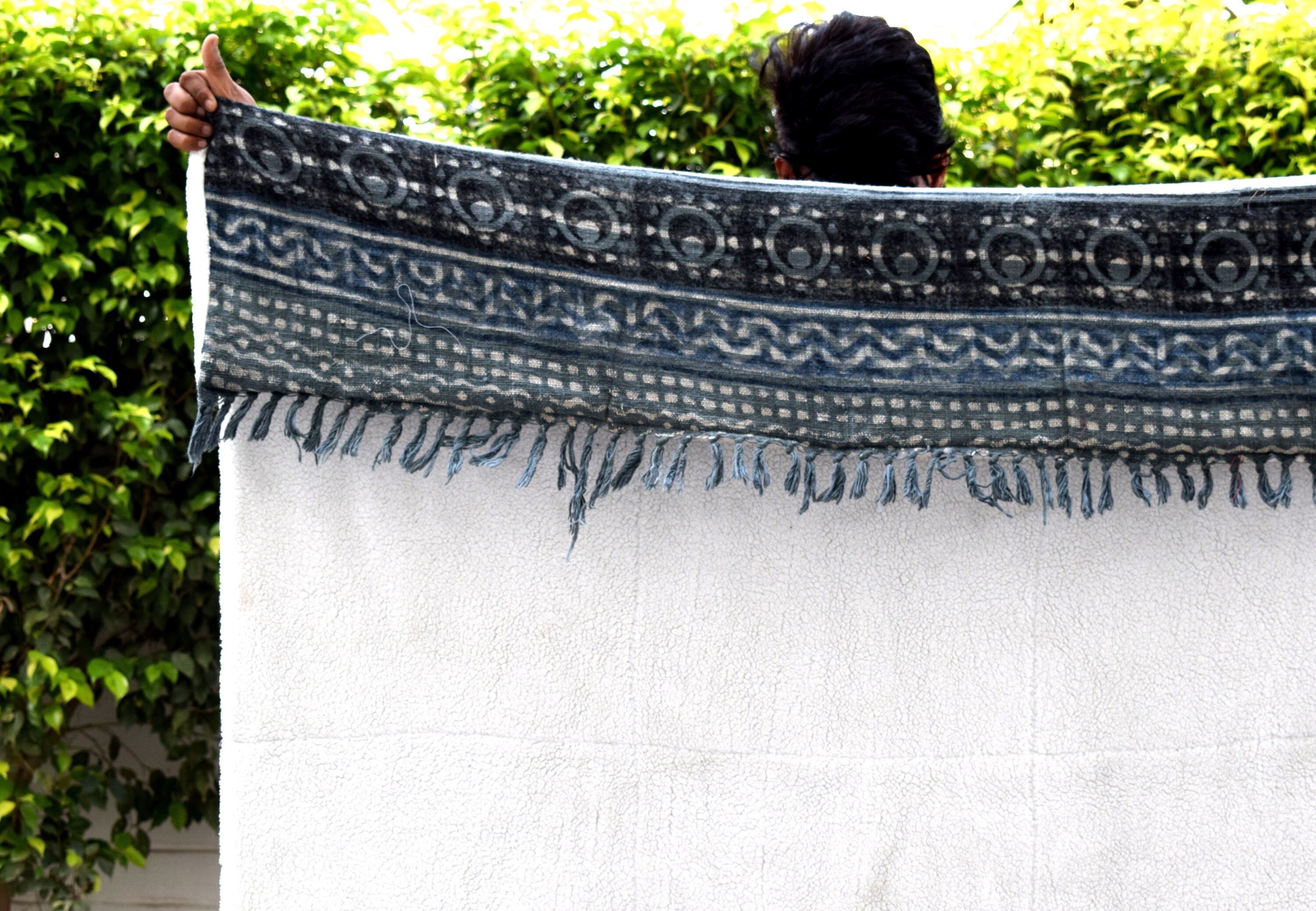 Aztec Cotton Fur Throw Blanket Reversible Cool and warm Etsy