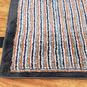 2x5 Ft Multicolor Stripe Rug Runner Bath Mat Rubber - Etsy