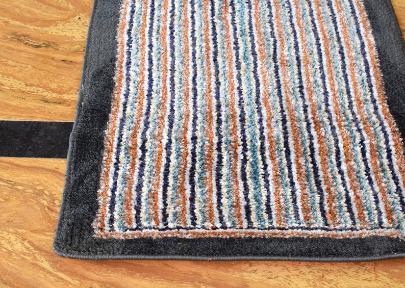 2x5 Ft Multicolor Stripe Rug Runner Bath Mat Rubber - Bath Rug Rubber Backing 2x5 Ft Multicolor Stripe Rug Runner Bath Mat Rubber - Bath Rug Rubber Backing