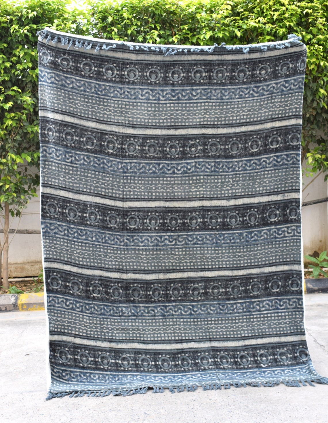 Aztec Cotton Fur Throw Blanket Reversible Cool and Warm Etsy