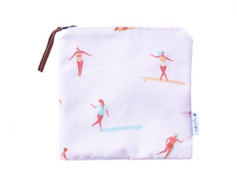 Bikini Bag - Surfers - Wet Bag, Dry Bag, Bring to beach to put your wet swimsuit in!