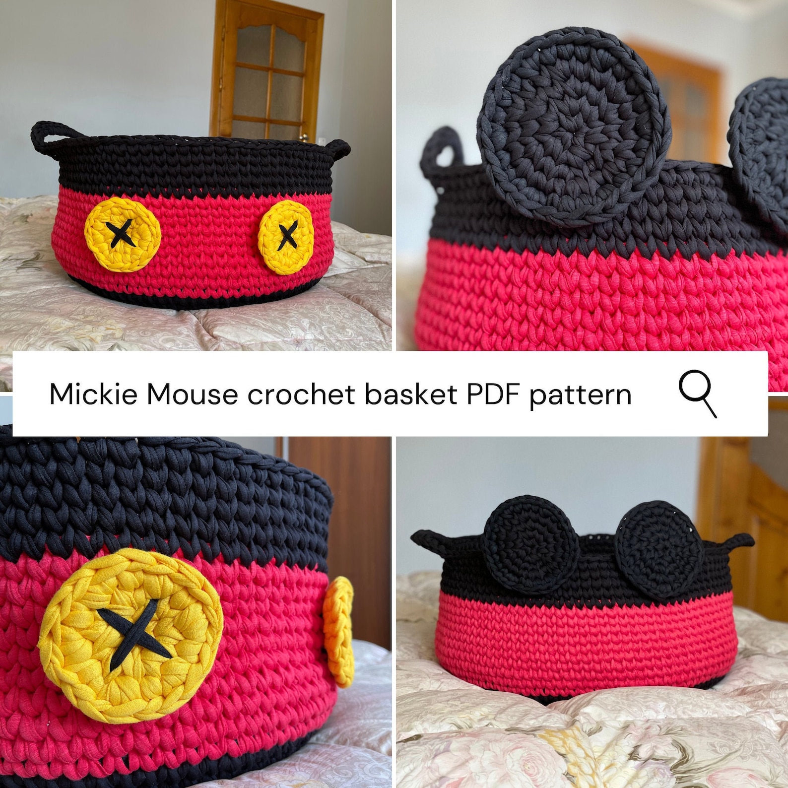Big Basket for Toys, Basket for Toys Pattern, Big Basket Pattern