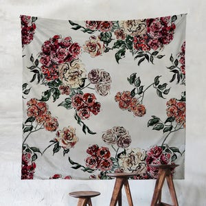 Romantic roses - Wall tapestry - Tapestry  - Wall Hangings - Wanderlust - Bohemian - Home decor - Wall decor - Dorm decor T#41