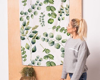Eucalipto Leaf - Wall tapestry - Tapestry  - Wall Hangings - Wanderlust - Bohemian - Home decor - Wall decor - Dorm decor T#27