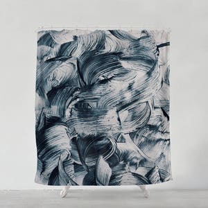 Brush stains shower curtain - Bathroom art  - Bohemian - Home decor - Bathroom Sets - Gift - Bath Curtain - Art Bath - Bath Decor  S#49