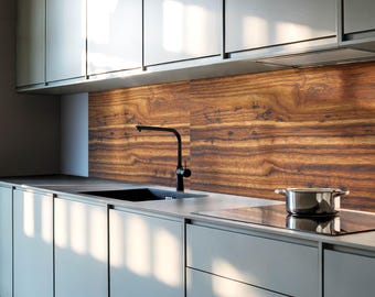 Natural wood Panel Stickers, Brown Peel and Stick Panels, Backsplash Panel , Textures Decal Decor, Bathroom Panel Stickers