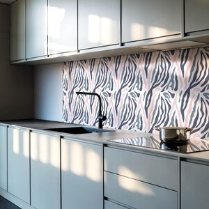 Animal Style Pattern PVC Wall Tiles, Blue Tile Stickers, Self Adhesive Tiles, Texture Tile Stickers, Wall Tile Stickers