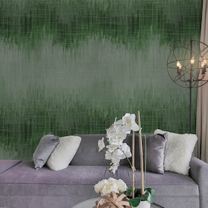 Revêtement mural, Papier peint tons irréguliers de vert, Papier peint vert, Papier peint beige, Papier peint abstrait, Papier peint mosaïque