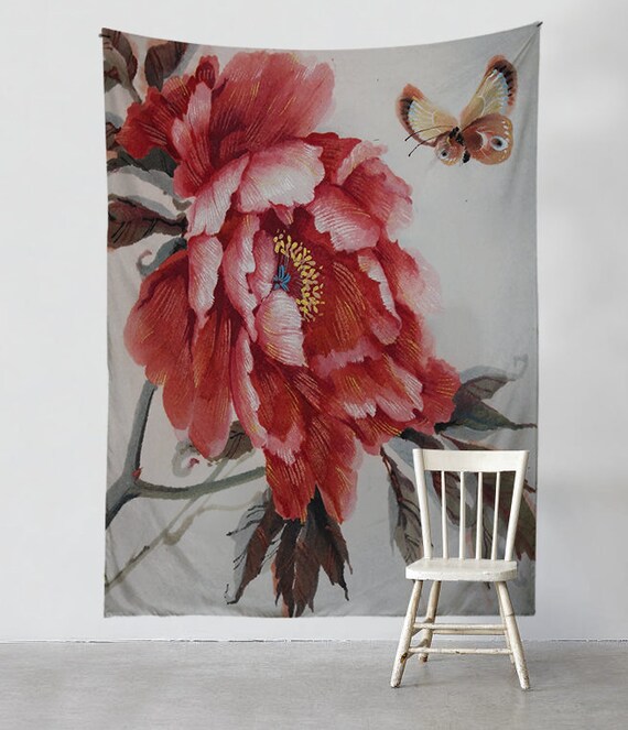 Wall tapestry floral hotsell