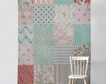 Patchwork - Tapisserie murale - Tapisserie - Bohème - Tentures murales - Esprit d'aventure - Bohème - Décoration d'intérieur - Décoration murale - Décoration de dortoir T #21