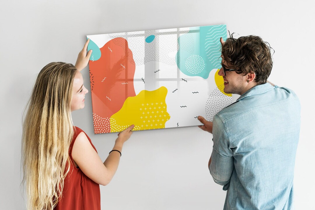 Pop Abstraction Magnetic Board, Command Center, Multicolour Display ...