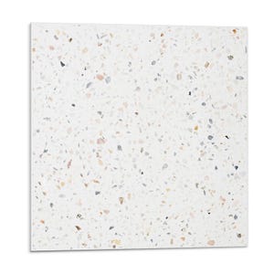 Stone Particles Tile Stickers, White Peel and Stick Tiles, Tile Stickers, Texture PVC Wall Tiles, Bathroom Tile Stickers