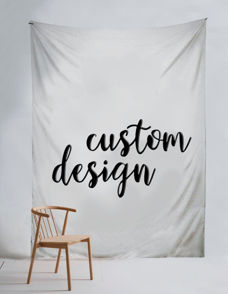 Custom Print Wall tapestry Tapestry Custom Artwork Wall Hangings Your Design Home decor Wall decor Dorm decor image 1