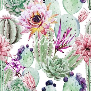 Watercolor Cactus Wall tapestry Tapestry exotic Wall Hangings Wanderlust Bohemian Home decor Wall decor Dorm decor T17 image 4