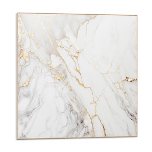 Elegant Marble With Veins PVC Wall Tiles, White Tile Stickers, Peel and Stick Tiles, Texture Tile Stickers, Bathroom Tile Stickers