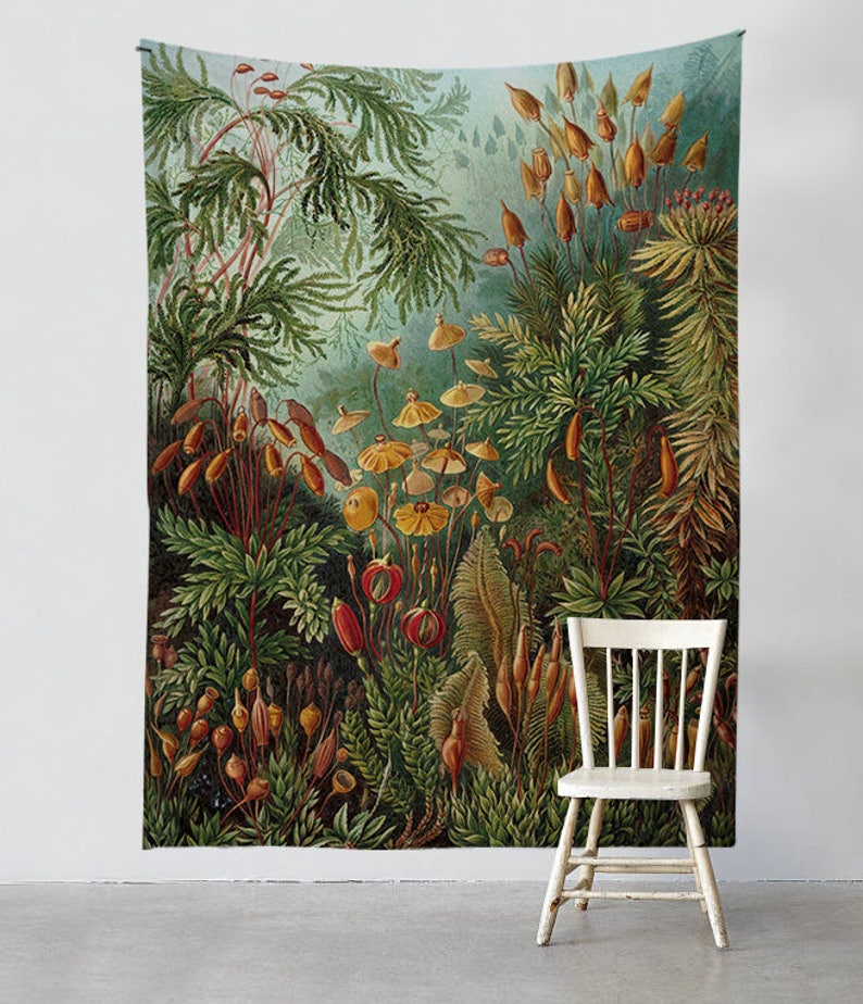Tropical Jungle Wall Tapestry Tapestry Wall Hangings Etsy
