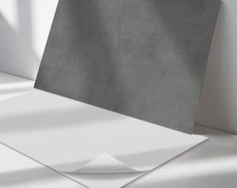 Raw Concrete Texture Panel Stickers, Gray Self Adhesive Panels ...
