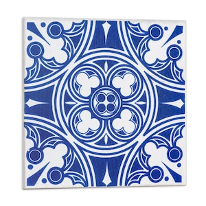 Stickers carrelage motifs géométriques, Carrelage autocollant bleu, Sticker pour carrelage, Carrelage mural en PVC texturé, Stickers carrelage de salle de bain