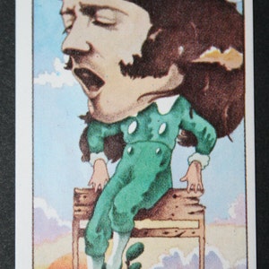 RORY GALLAGHER Guitarrista Original 1970's Tribute Mini Card