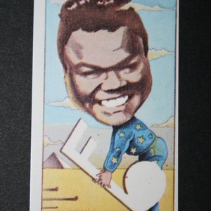 RYTHM & BLUES Guitar Legend Freddy King Original 1970's Tribute Mini Card