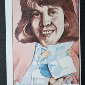 ROLLING STONES Guitariste Mick Taylor vintage 1975 Tribute Mini Card