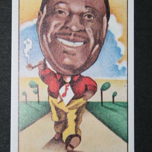 RYTHM & BLUES LEGEND Albert King Stax Original 1970's Tribute Mini Card