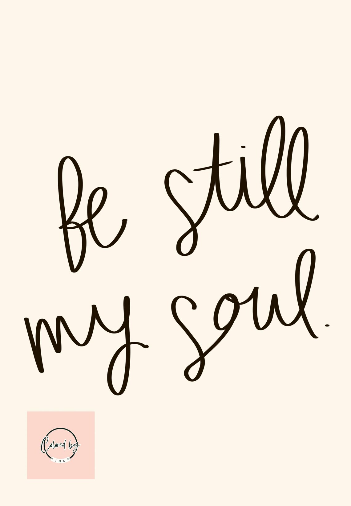 Be Still My Soul Etsy