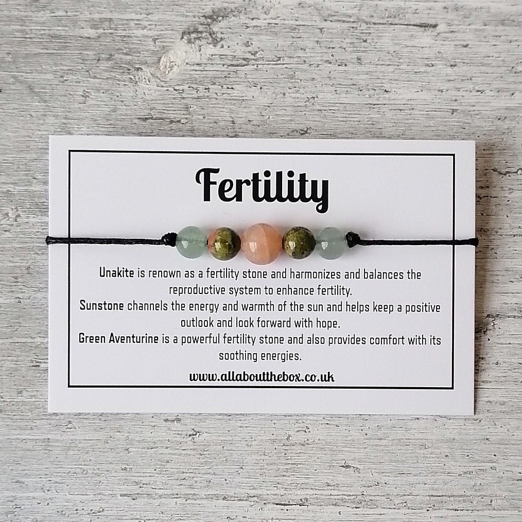 Crystal Bracelet Fertility Crystal Gifts Healing - Etsy UK