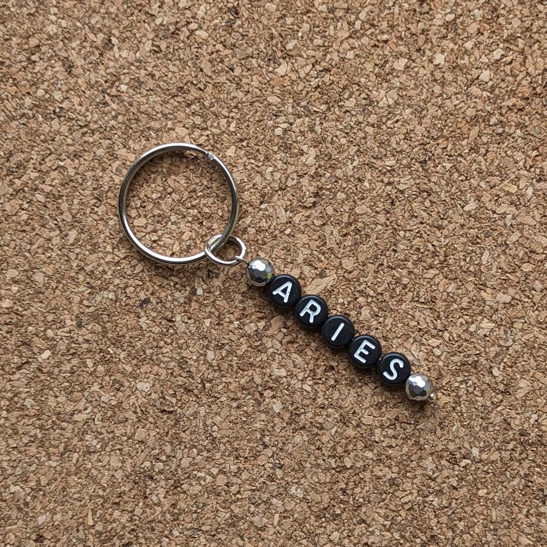 Aries Keyring Gemstone Keyrings Crystal Gifts Healing Crystals