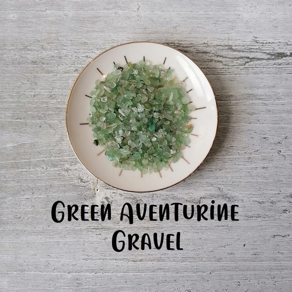 Green Aventurine Crystal Gravel Crystals for Luck Crystal Crafts Crystal  Gifts Green Aventurine Crystal Chips Gemstone Chips 