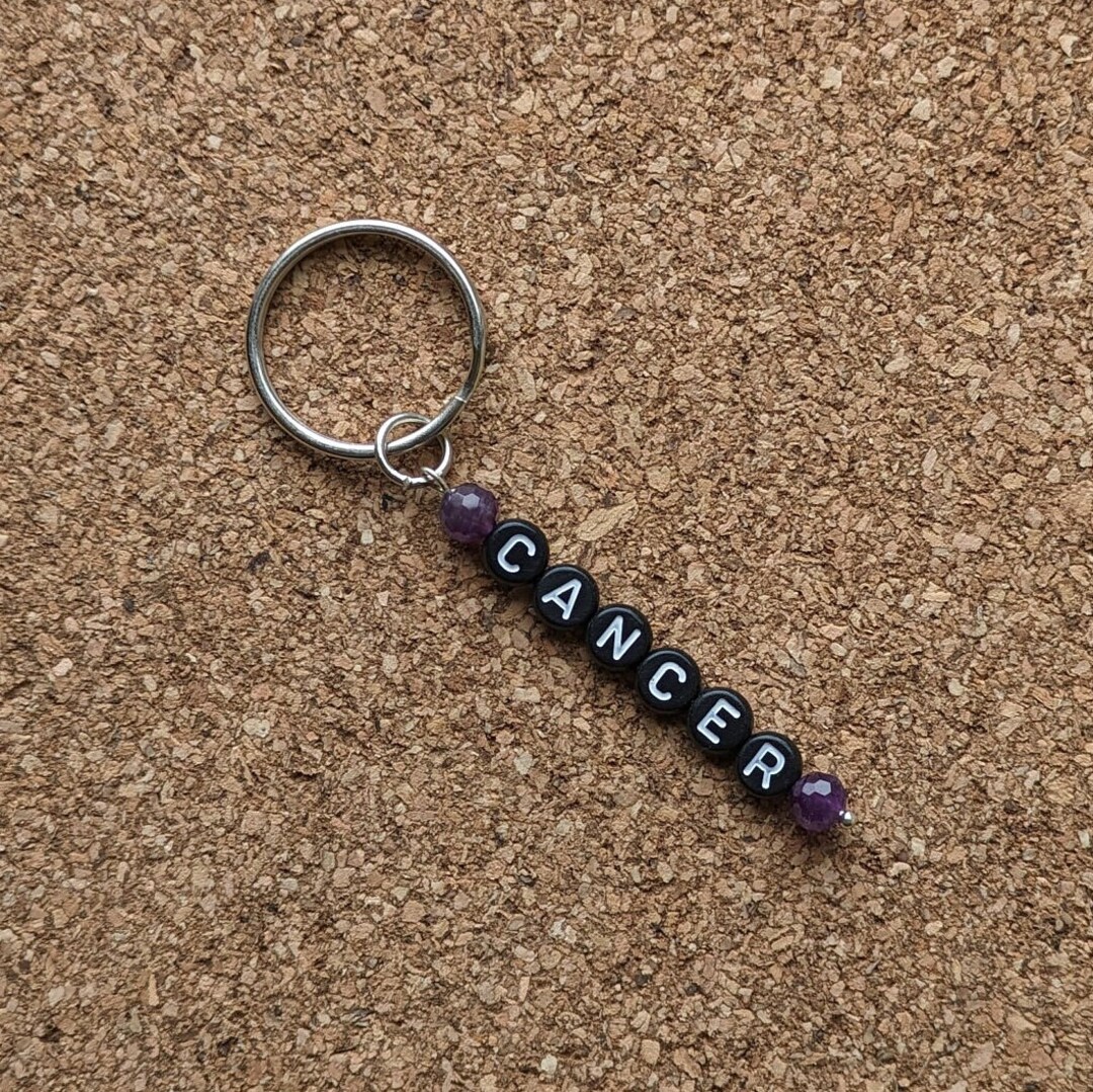 Cancer Keyring Gemstone Keyrings Crystal Gifts Healing Crystals