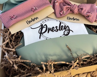 Conjunto de presente para bebê menina Rosebuds
