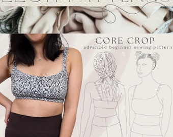 ELOH Core Crop Sewing Pattern