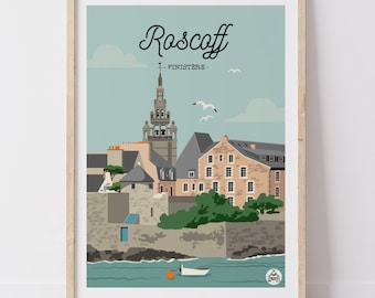 Affiche ROSCOFF - Finistère