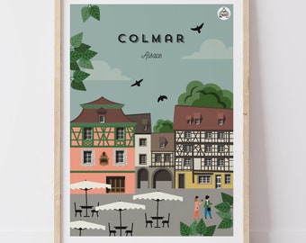 Affiche COLMAR - Alsace