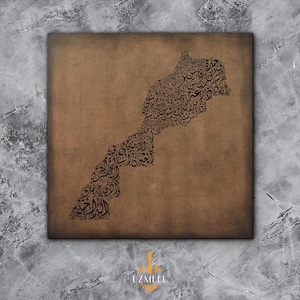 Carte du Maroc