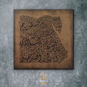 Kaart van Egypte